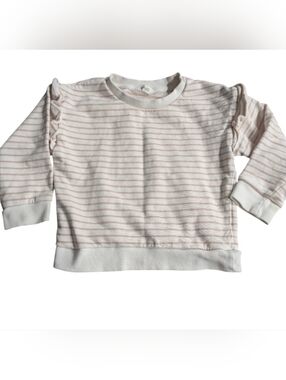 Striped Pink and White Kids Top
